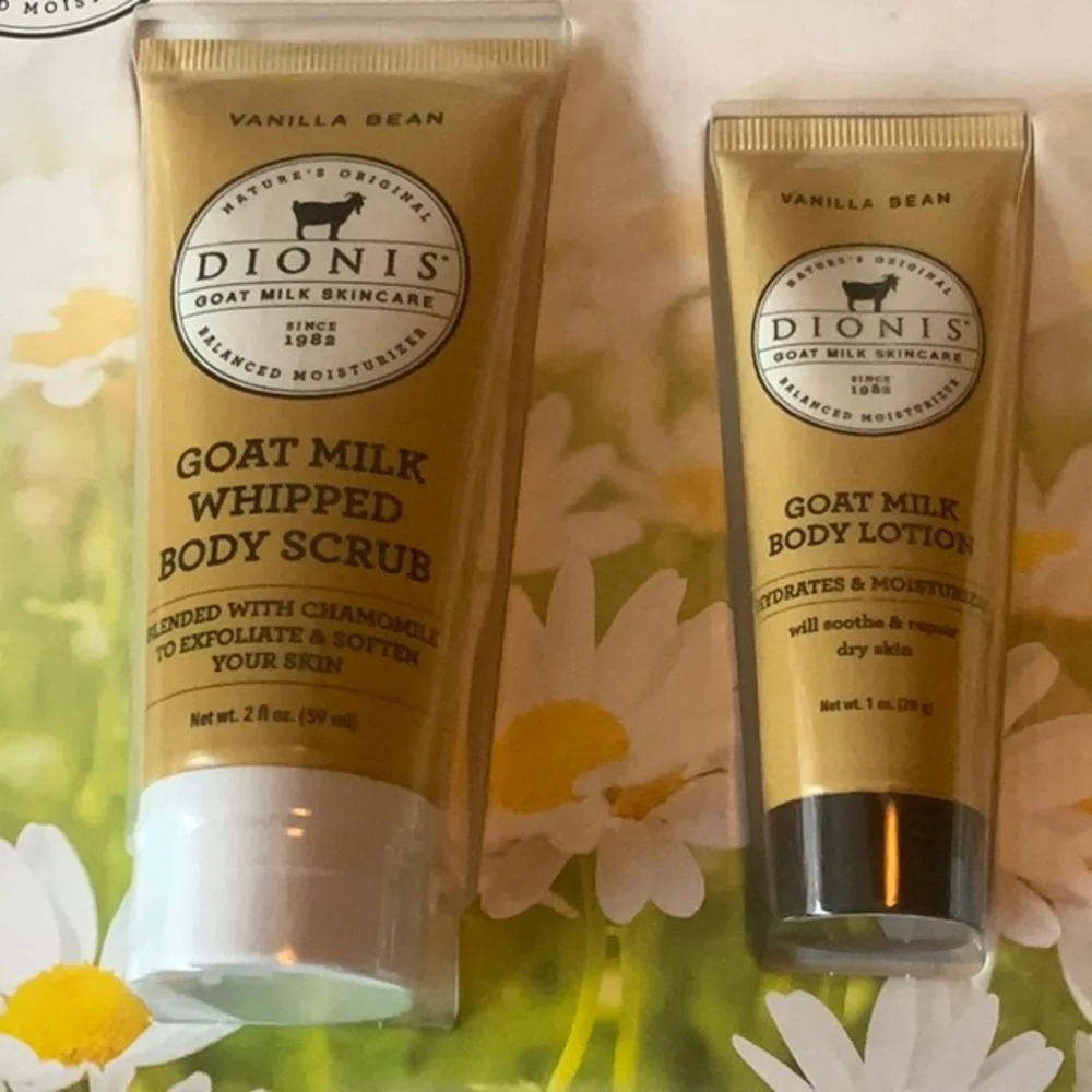 NWT Goat milk bath and body set (scrub and lotion)